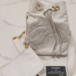 Authentic Vintage Chanel bucket bag